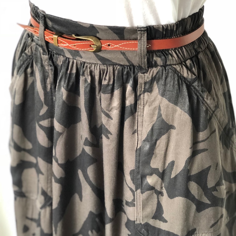 LOFT Rayon Print Skirt - Picture 2 of 8
